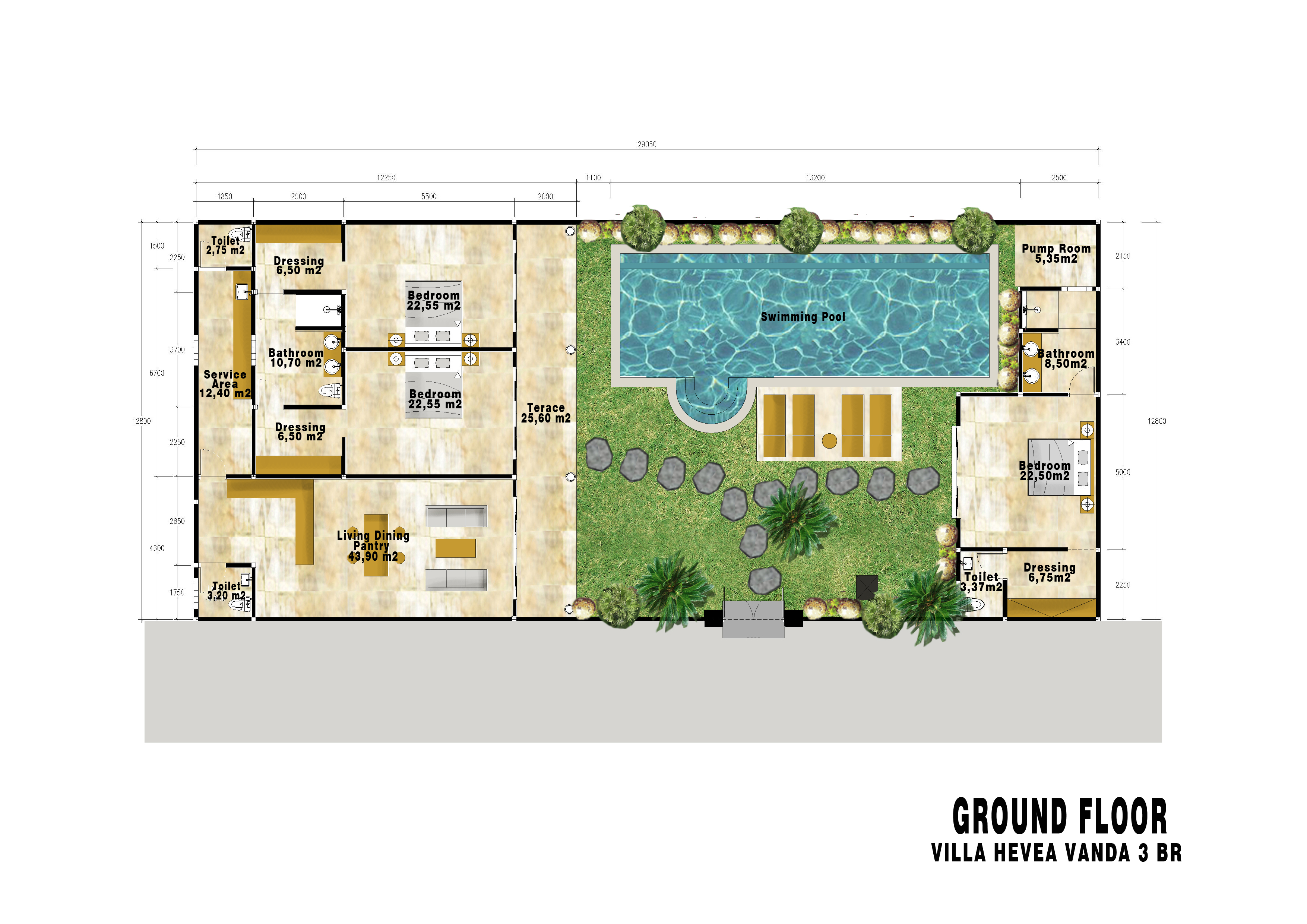 Hevea Villa Vanda 3 Bedroom