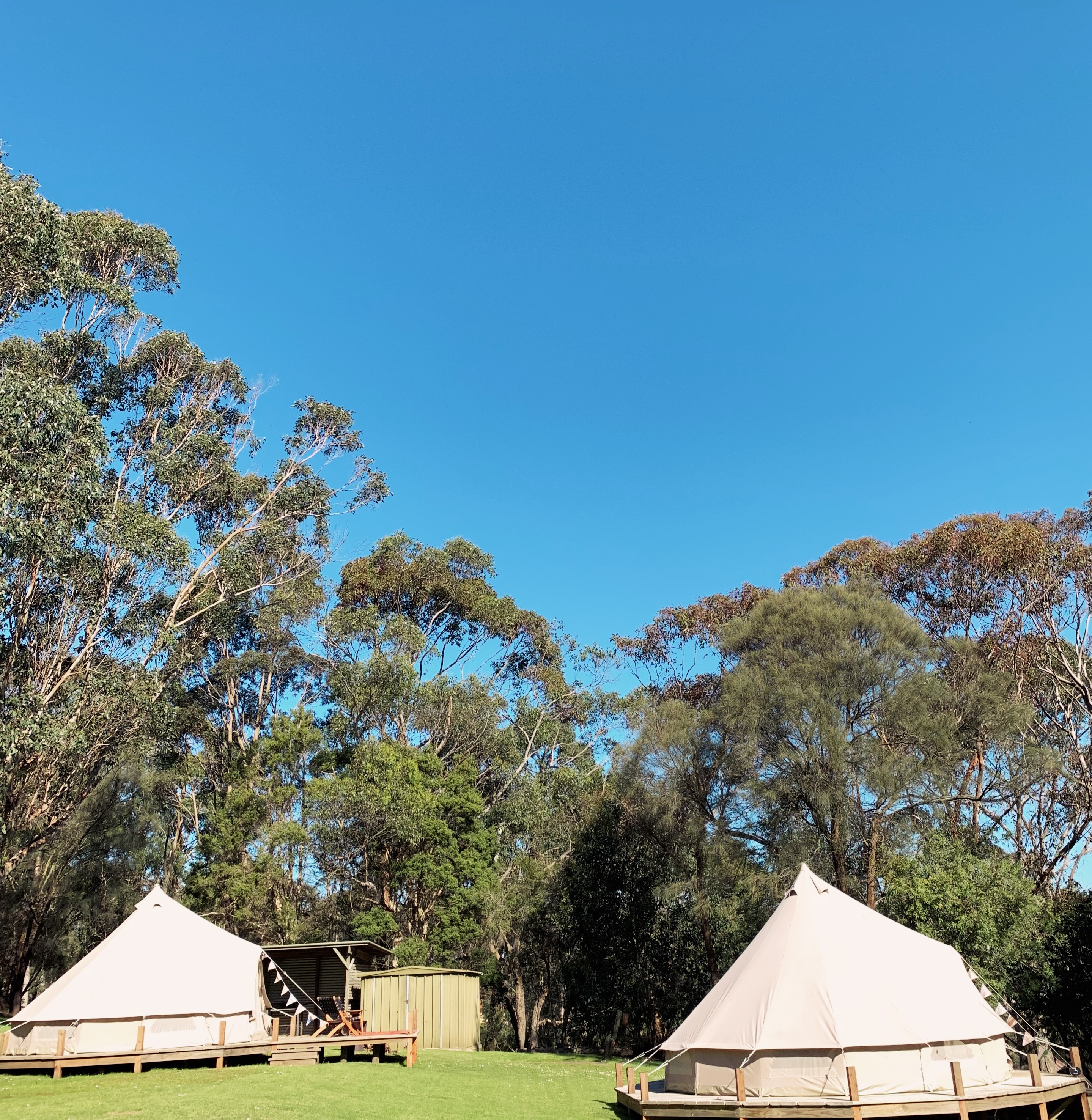 1 Night Glamping Bell Tent - Iluka Retreat